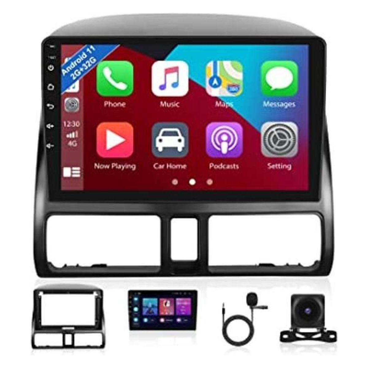 Android 11 coche estéreo inalámbrico Carplay para 2002