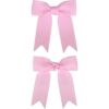 Meseey 50 lazos de cinta de grogrén rosa claro de 3_3