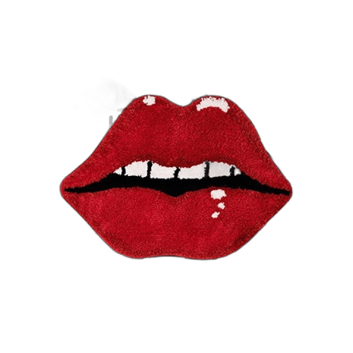 Panstar Alfombra de baño de labios rojos bonita alfombra
