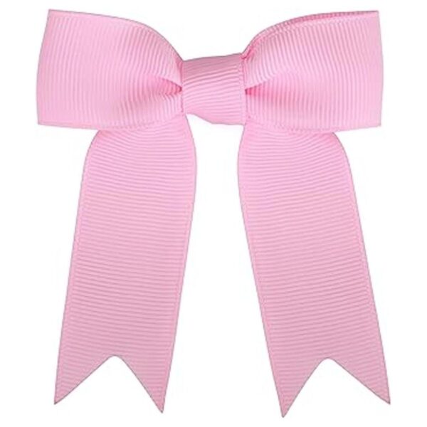 Meseey 50 lazos de cinta de grogrén rosa claro de 3_4
