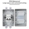 Disyuntor miniatura de 100 amperios CC con caja IP65