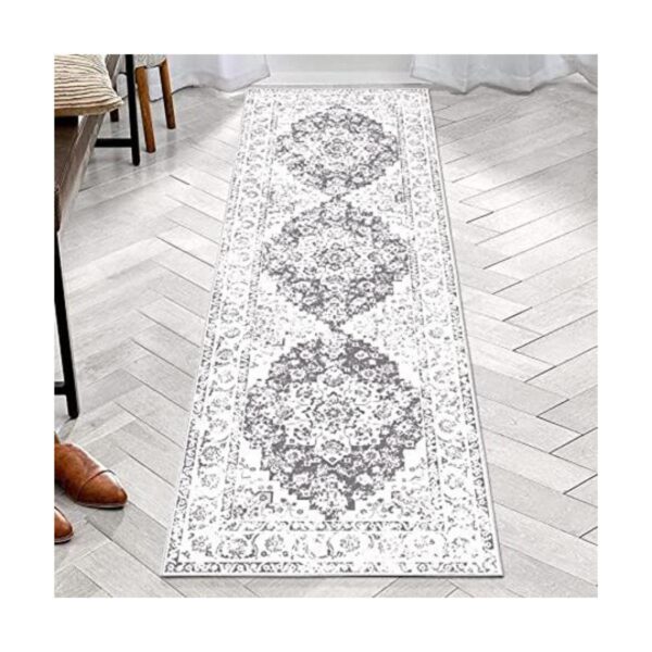 Pauwer Alfombra de pasillo de 2 x 6 pies estilo bohemio