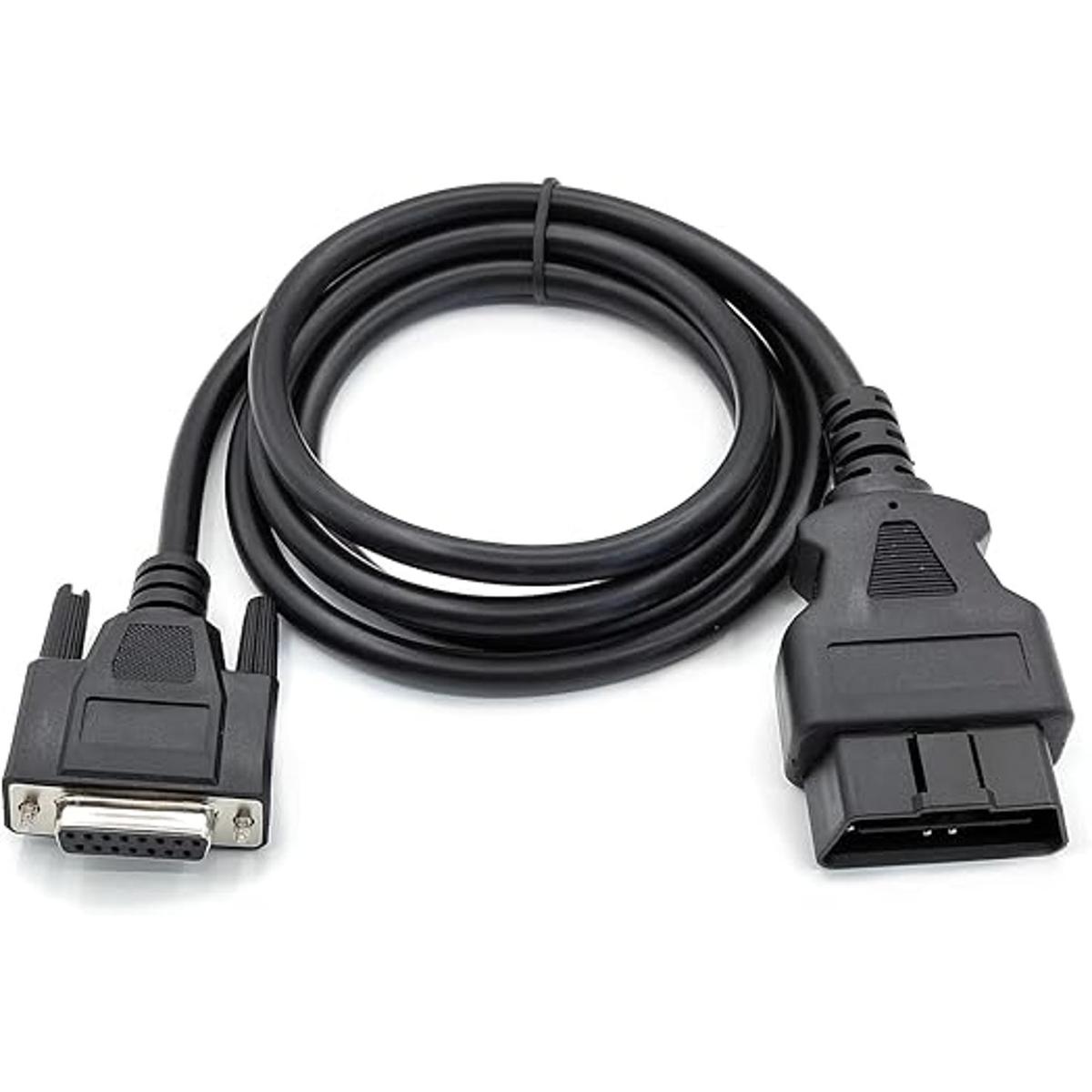 Gtpartes Cable de repuesto principal OBD2 OBDII apto para