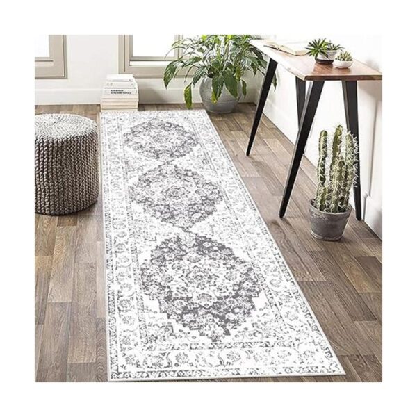 Pauwer Alfombra de pasillo de 2 x 6 pies estilo bohemio