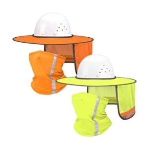 4 piezas 2 juegos de sombreros duros de alta visibilidad