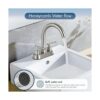 Cinwiny Grifo de lavabo SUS304 de 4 pulgadas de níquel_2