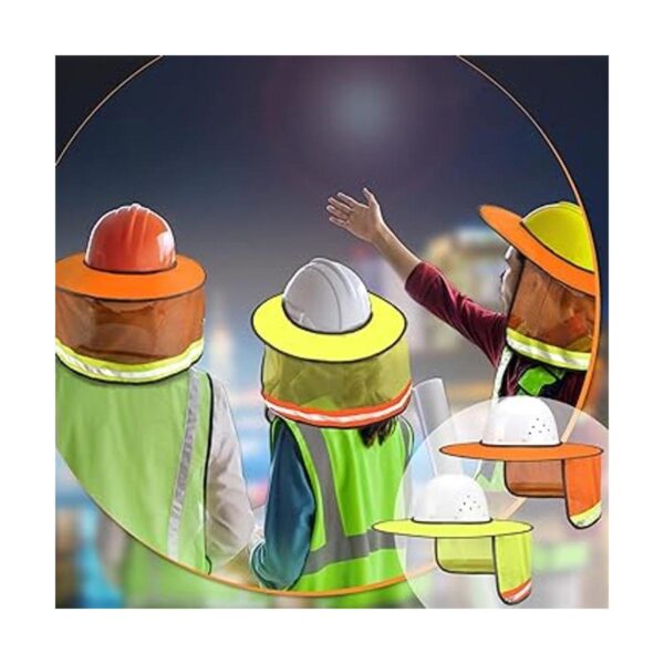 4 piezas 2 juegos de sombreros duros de alta visibilidad