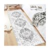 Pauwer Alfombra de pasillo de 2 x 6 pies estilo bohemio