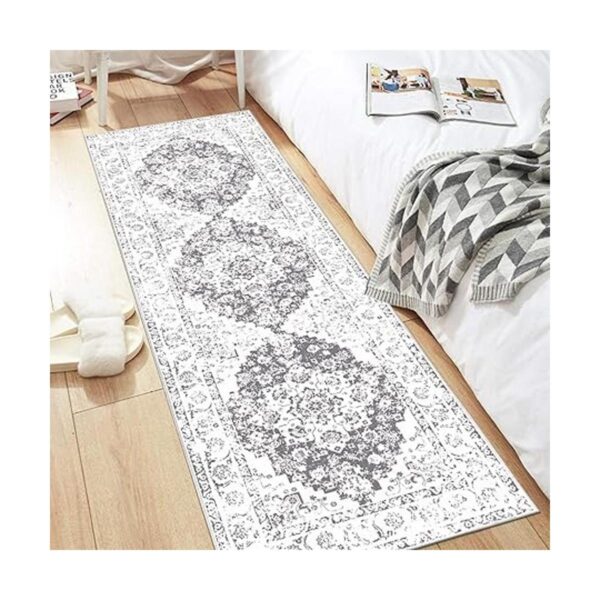 Pauwer Alfombra de pasillo de 2 x 6 pies estilo bohemio