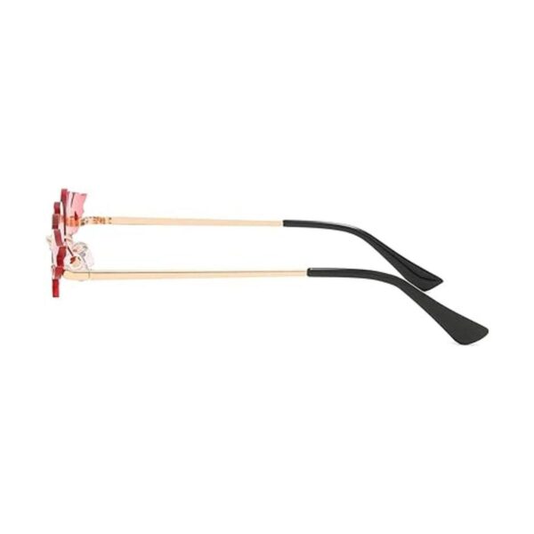 JOVAKIT Lentes de sol de llama fuego para mujeres y_3