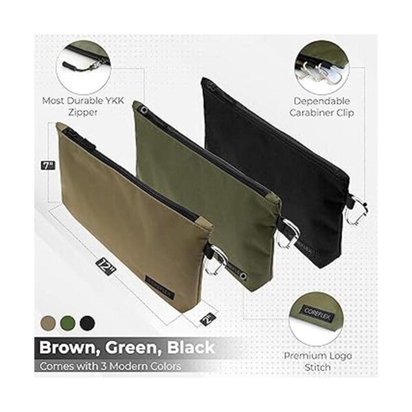 Coreflex Paquete de 3 bolsas de herramientas de alta