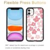 Funda de teléfono con diseño de flores rosas compatible_2