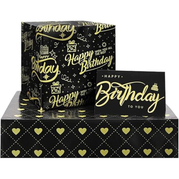 Papel de regalo de feliz cumpleaños para hombres y