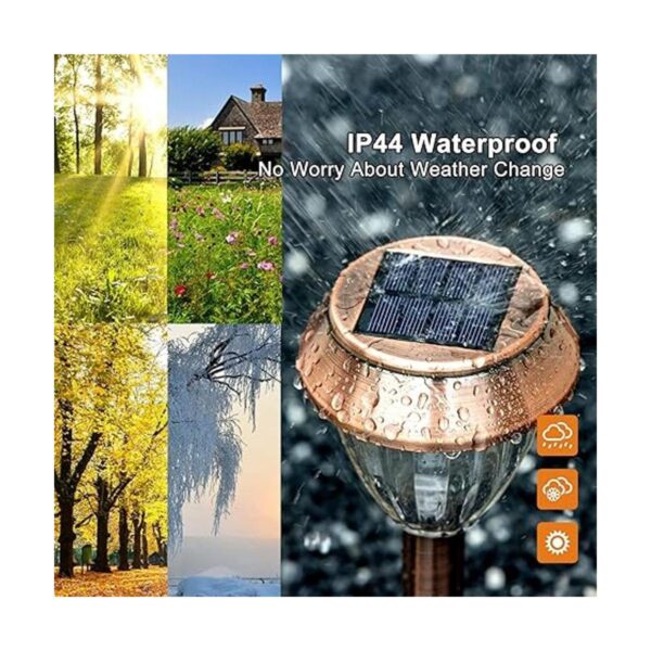 Luces solares para caminos al aire libre impermeables_2