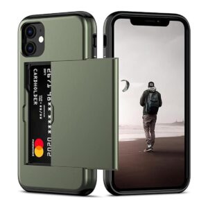 Nvollnoe Funda para iPhone 11 con tarjetero resistente_1