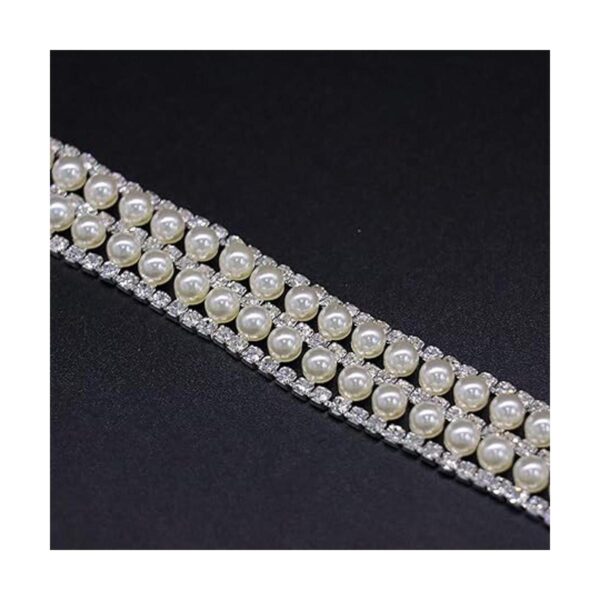 Rytenz Apliques de diamantes de imitación de 1 yarda