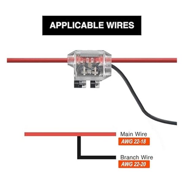 Conectores de cable de 3 vías paquete de 12 conectores de