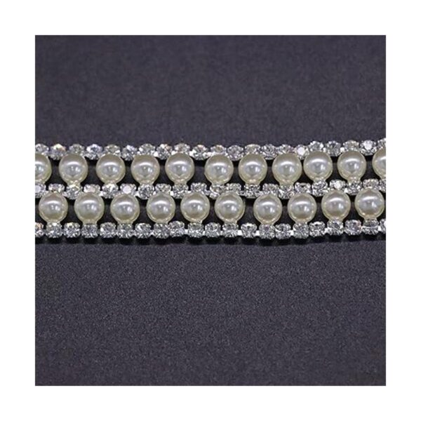Rytenz Apliques de diamantes de imitación de 1 yarda