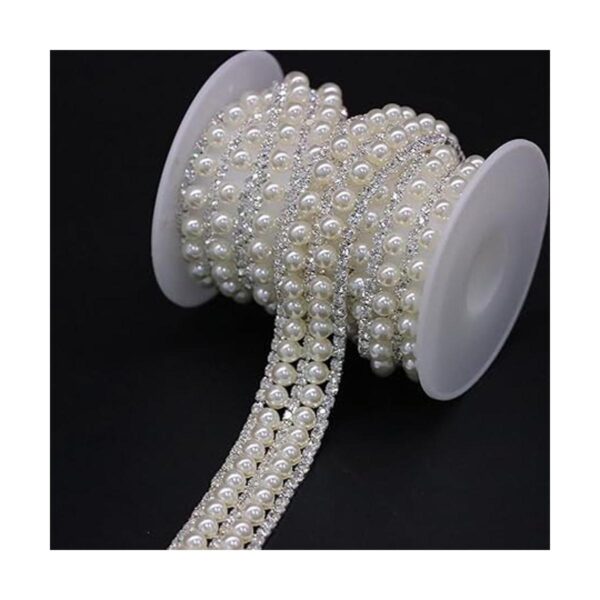 Rytenz Apliques de diamantes de imitación de 1 yarda