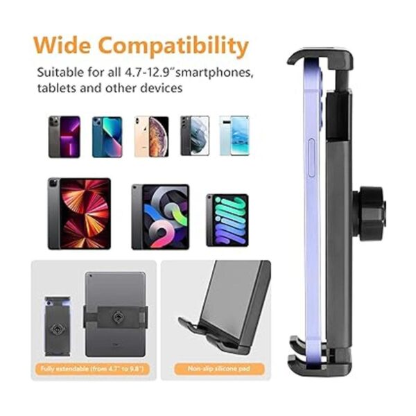 Aureday Soporte para iPad soporte para trípode ajustable_3