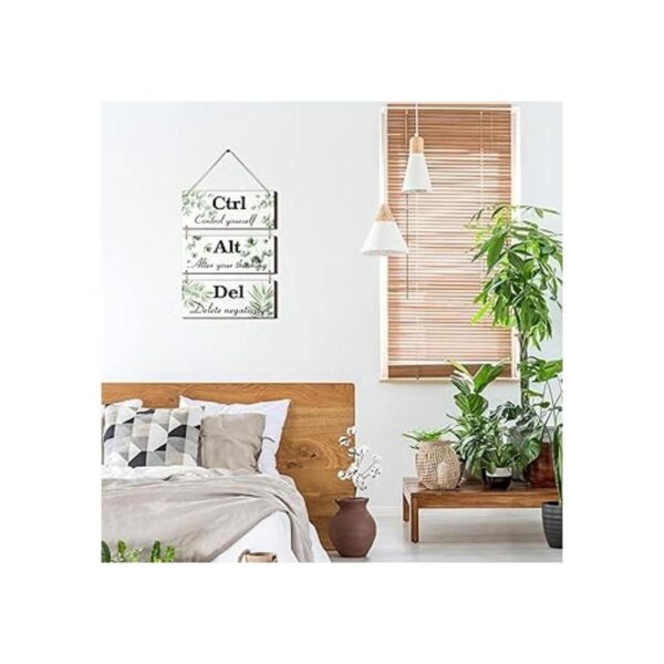 Decoración rústica inspiradora para colgar en la pared