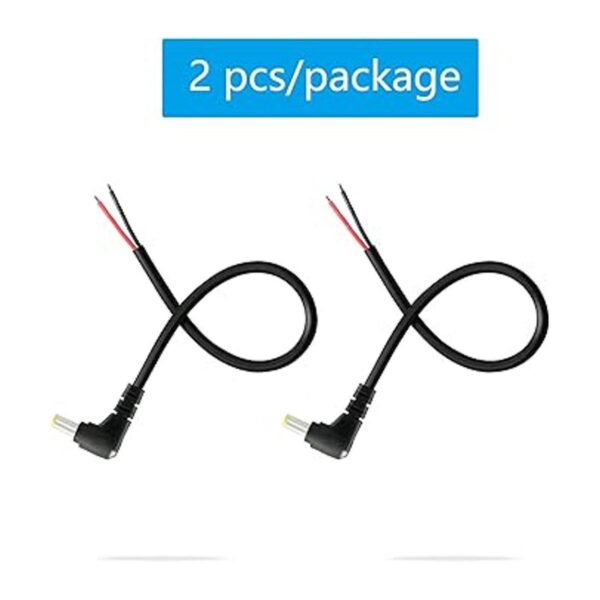 GINTOOYUN Paquete de 2 cables de alimentación CC de 90_2