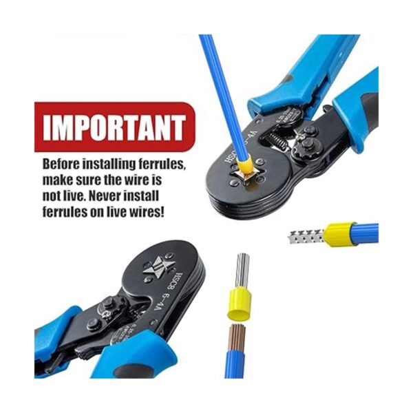 LUNEY Kit de herramientas de crimpado de virola de