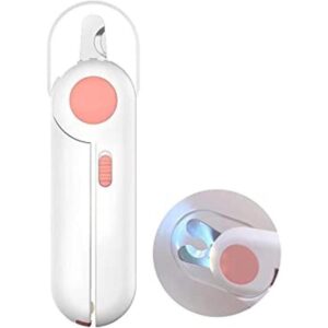 Luckyier Cortaúñas para perros con luz LED herramientas_1