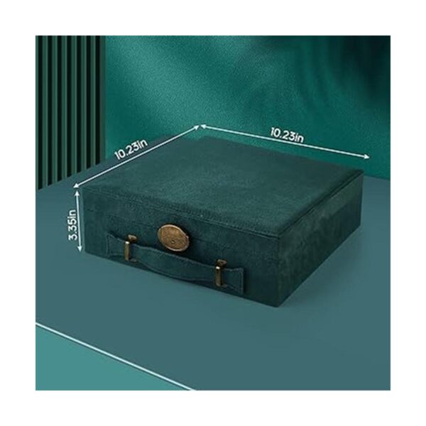 Somduy Caja de joyería 2 capas almacenamiento de joyas y