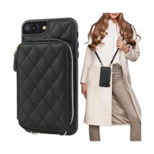 Bocasal Funda tipo cartera cruzada para iPhone 78 Plus_1