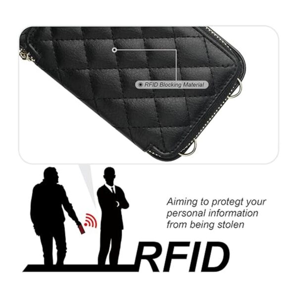 Bocasal Funda tipo cartera cruzada para iPhone 78 Plus_3