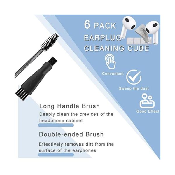 Juego de accesorios de funda transparente para AirPods 13