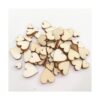 Rebanadas de madera con forma de corazones de amor_3