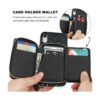 Bocasal Funda tipo cartera cruzada para iPhone Xr con_4