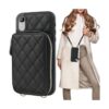 Bocasal Funda tipo cartera cruzada para iPhone Xr con_1