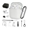Juego de accesorios de funda transparente para AirPods 13