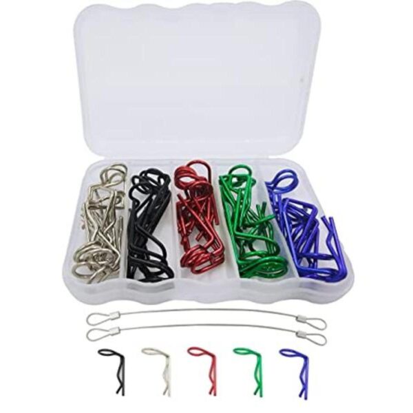 HOPLEX Clips para carrocería RC con ángulo de 90 grados