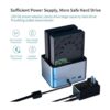 Base de disco duro SSK USB 3.0 a SATA IIIIII de doble_4