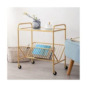 RveLife Mesa auxiliar rectangular de vidrio templado con