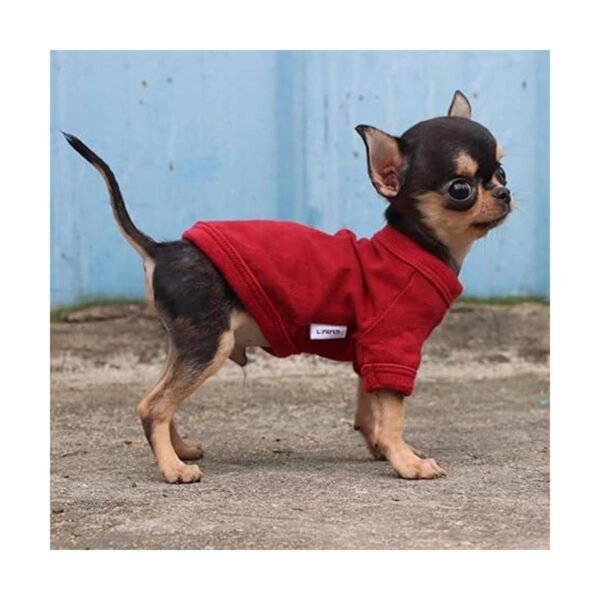 LOPHIPETS Camiseta 100 algodón para perros pequeños