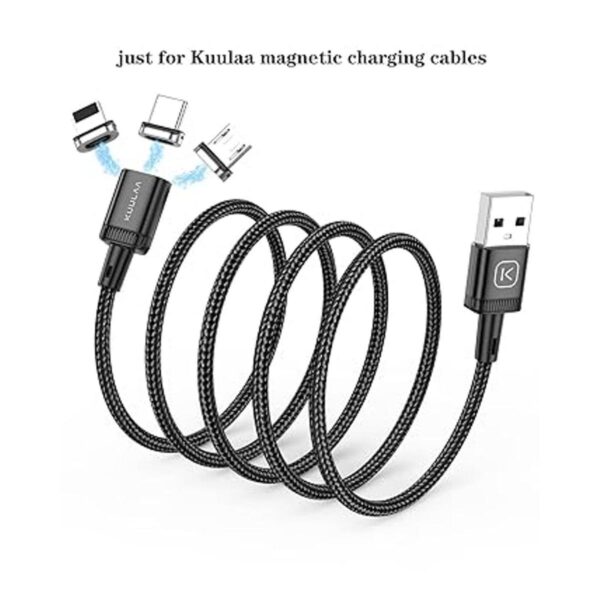 Kuulaa Paquete de 3 cables de carga magnéticos de 7 pines_2