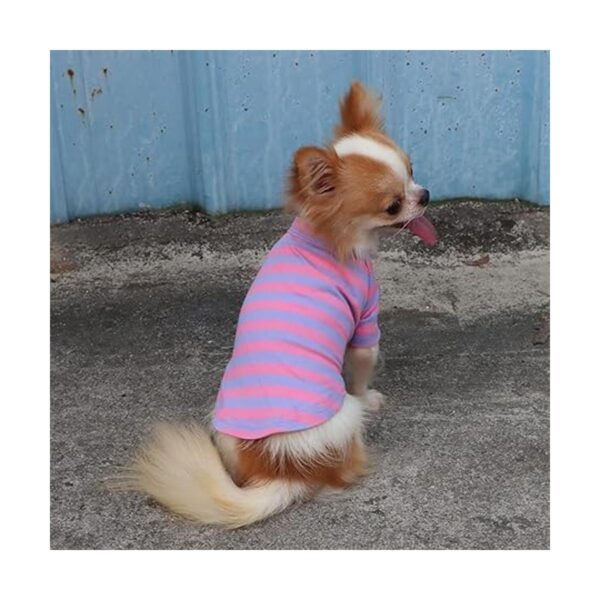 LOPHIPETS Camiseta 100 algodón a rayas para cachorros
