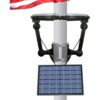 Kayiune Luz solar para mástil de bandera al aire libre del_6