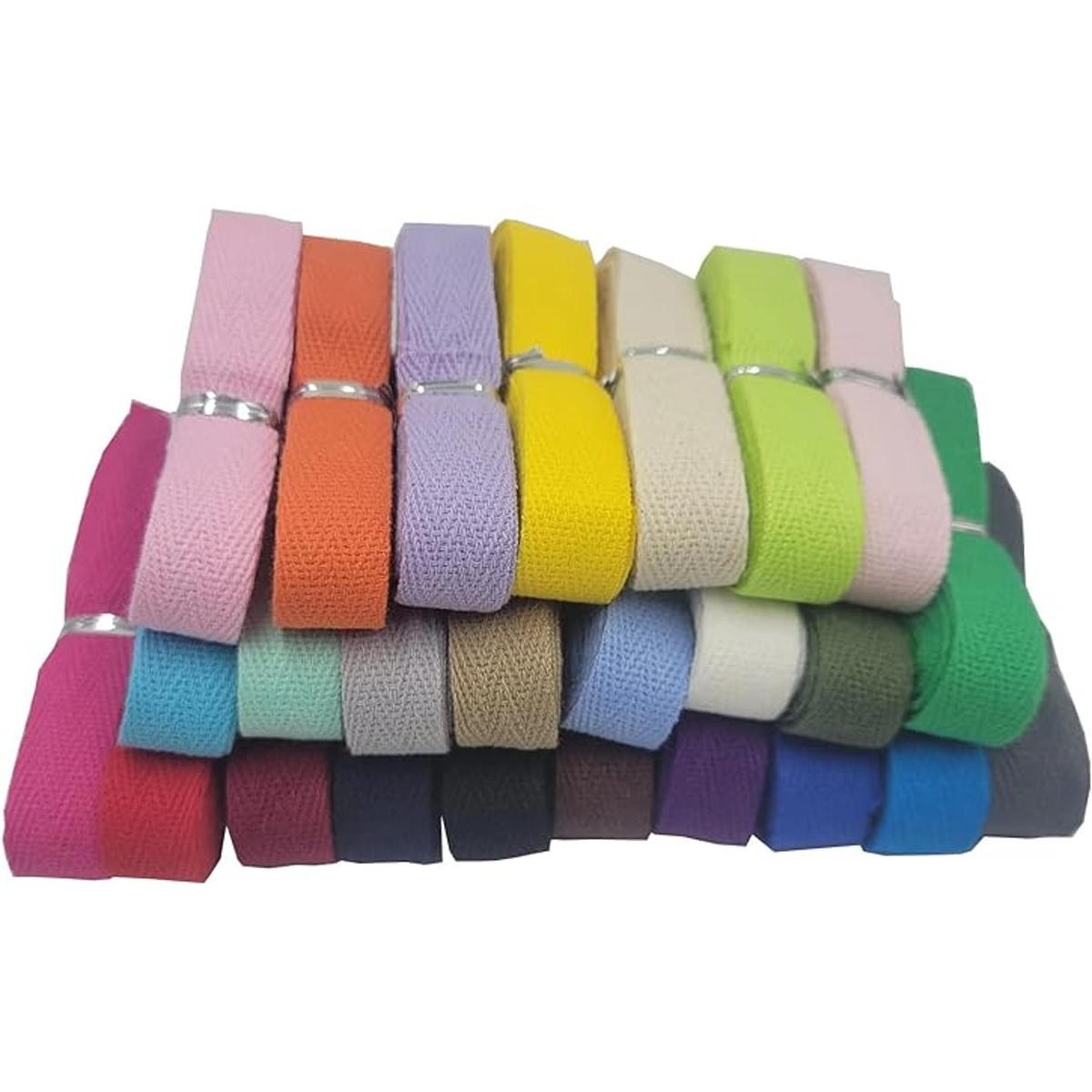 FAYADA Cinta de espiga de 58 pulgadas 25 colores