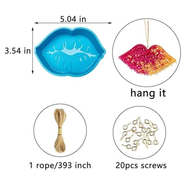 Molde de frescuras de labios moldes de silicona Rifanda