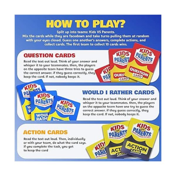 Juegos de cartas familiares para niños de 4 a 8 a 12