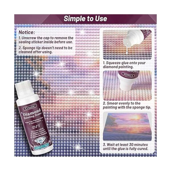 Sellador de pintura de diamante de 6.8 fl oz con cabezal