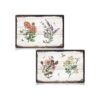 Loopeer 2 letreros de metal vintage con flores de metal