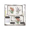 Loopeer 2 letreros de metal vintage con flores de metal