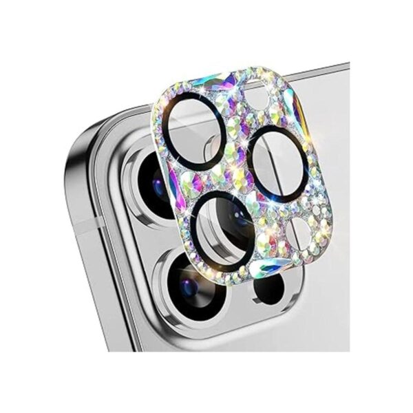 Cavdycidy Bling Diamond Protector de lente de cámara para_2